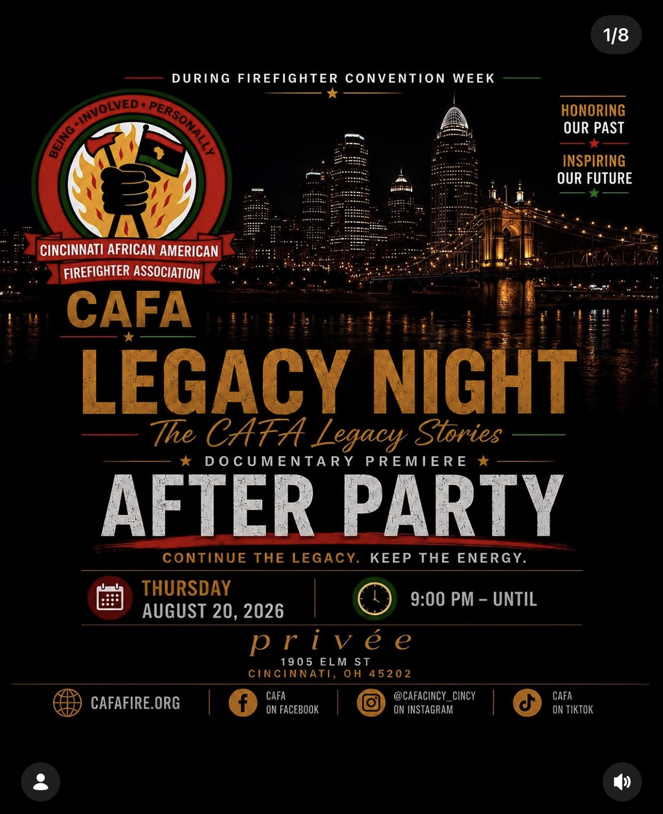 CAFA LEGACY NIGHT - After Party